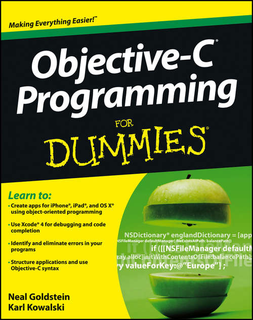 Book cover of Objective-C Programming For Dummies