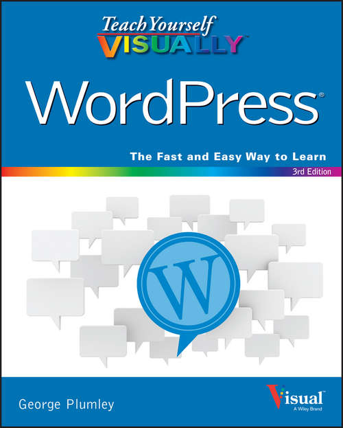 Book cover of Teach Yourself VISUALLY WordPress (3)