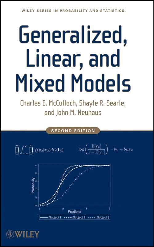 Book cover of Generalized, Linear, and Mixed Models (2) (Wiley Series in Probability and Statistics #651)
