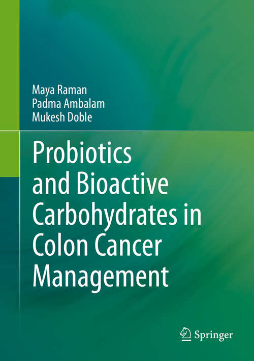 Book cover of Probiotics and Bioactive Carbohydrates in Colon Cancer Management