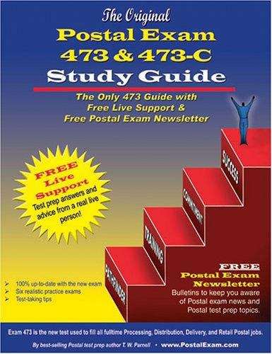 Book cover of The Original Postal Exam 473 and 473-C Study Guide