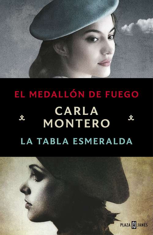 Book cover of Pack Carla Montero con: El medallón de fuego | La tabla esmeralda