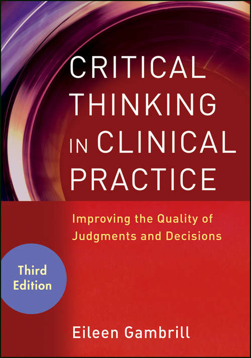 Book cover of Critical Thinking in Clinical Practice