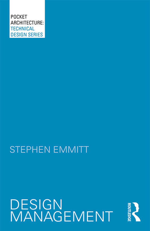 Book cover of Design Management (PocketArchitecture)