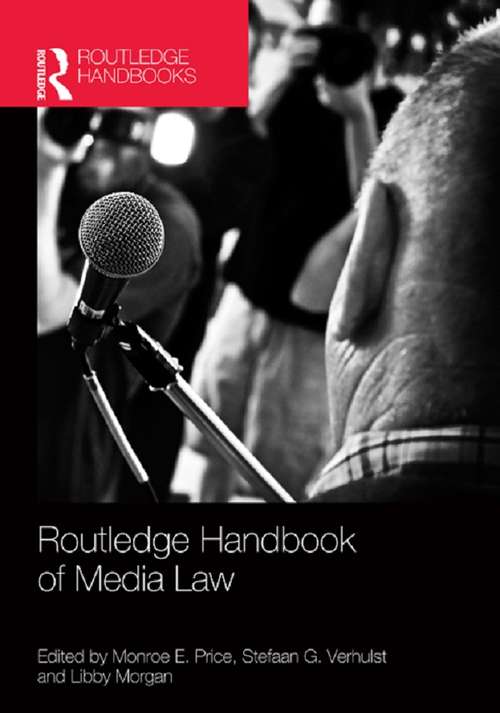 Book cover of Routledge Handbook of Media Law