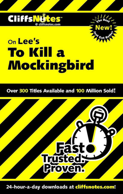 Book cover of CliffsNotes on Lee's To Kill a Mockingbird