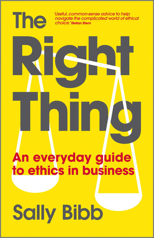 Book cover of The Right Thing