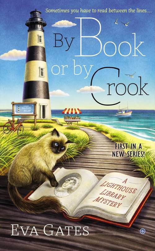 Book cover of By Book or By Crook (A Lighthouse Library Mystery #1)