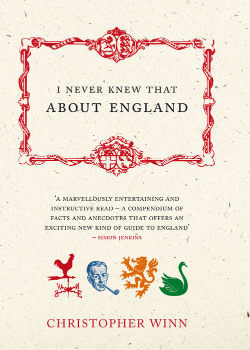 Book cover of I Never Knew That About England