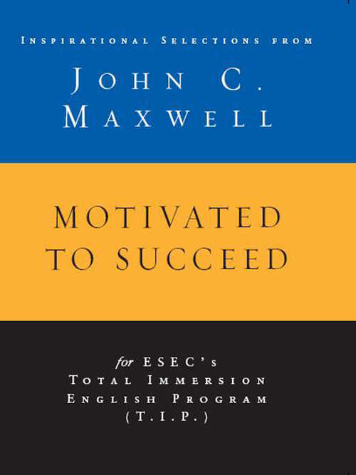 Book cover of Motivated to Succeed