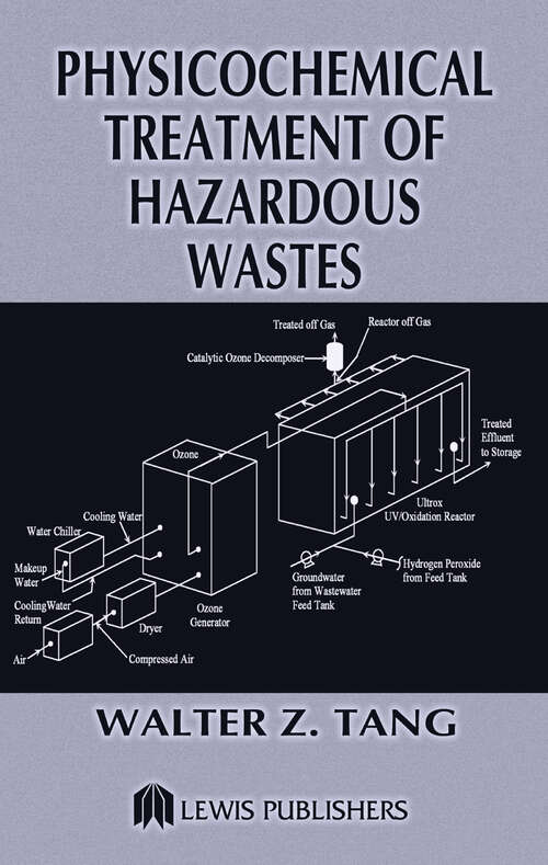 Book cover of Physicochemical Treatment of Hazardous Wastes (1)