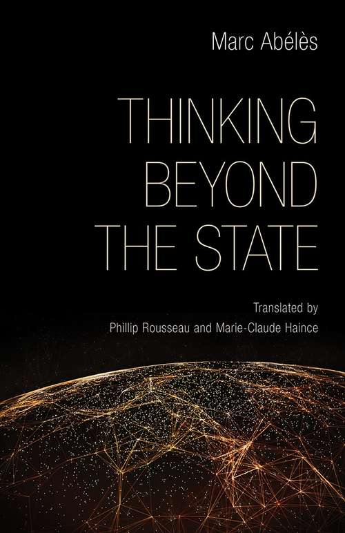 Book cover of Thinking beyond the State