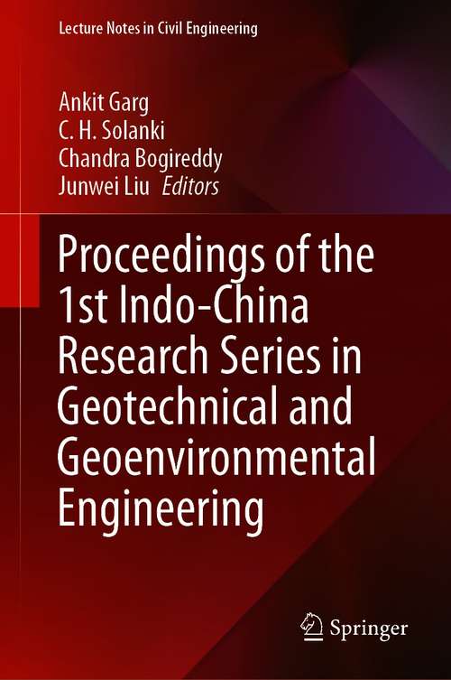 Cover image of Proceedings of the 1st Indo-China Research Series in Geotechnical and Geoenvironmental Engineering