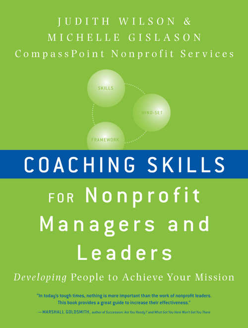 Book cover of Coaching Skills for Nonprofit Managers and Leaders