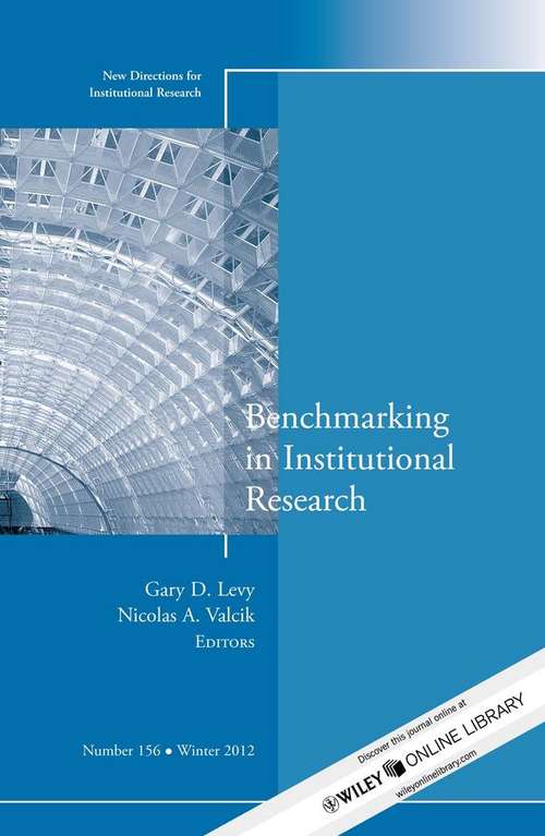 Benchmarking in Institutional Research