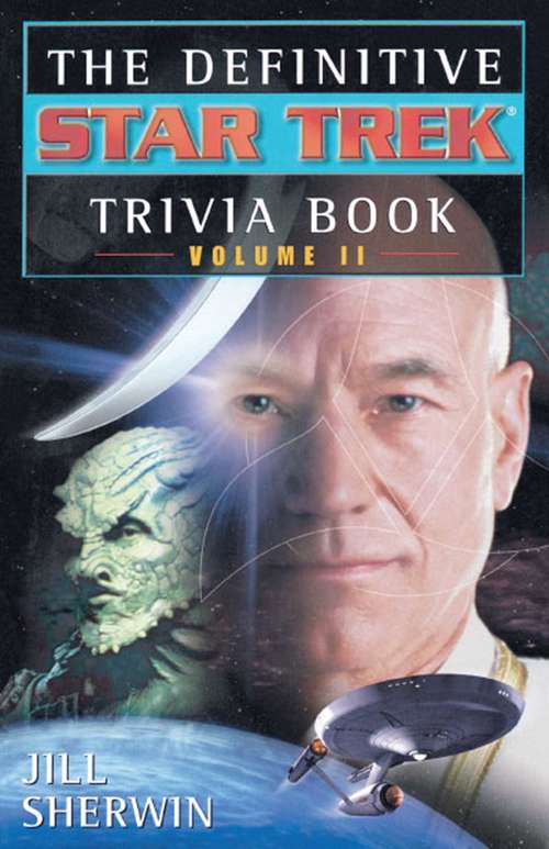 Book cover of The Definitive Star Trek Trivia Book