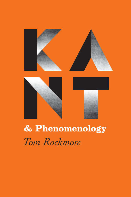 Book cover of Kant and Phenomenology