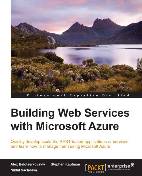 Book cover of Building Web Services with Microsoft Azure