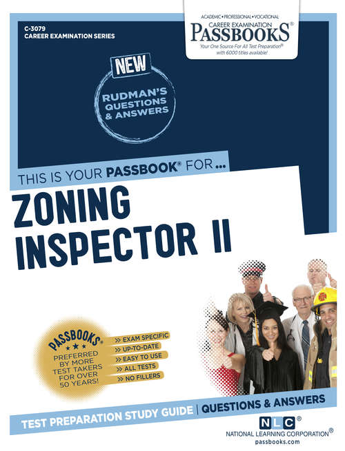 Book cover of Zoning Inspector II: Passbooks Study Guide (Career Examination Series)