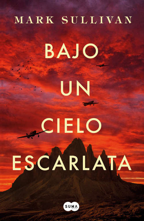 Book cover of Bajo un cielo escarlata