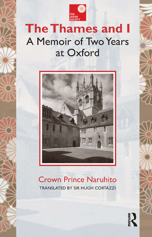 Book cover of The Thames and I: A Memoir by Prince Naruhito of Two Years at Oxford (1)