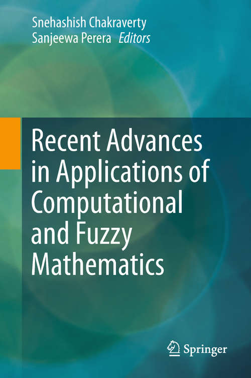 Book cover of Recent Advances in Applications of Computational and Fuzzy Mathematics