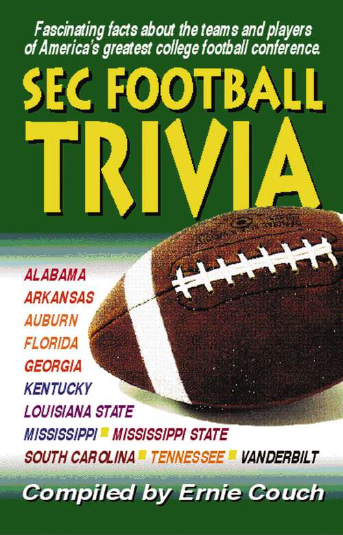 Book cover of SEC Football Trivia