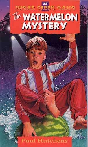 Book cover of The Watermelon Mystery (Sugar Creek Gang #28)
