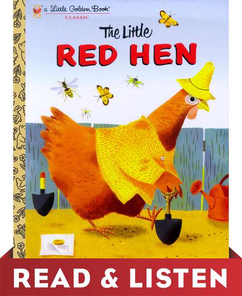 Book cover of The Little Red Hen: Read & Listen Edition (Little Golden Book)