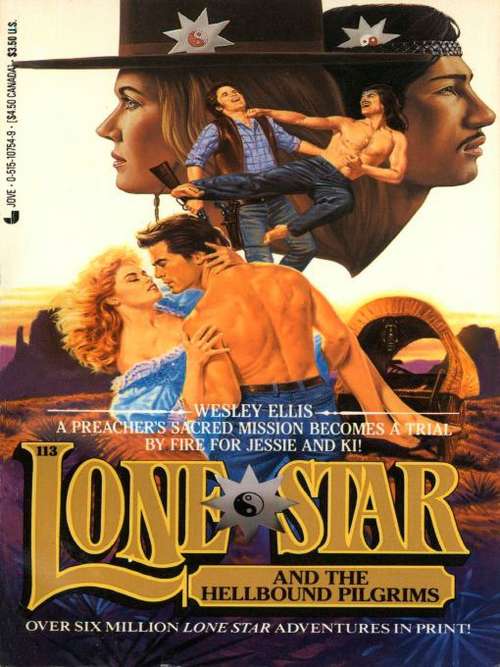 Book cover of Lone Star and the Hellbound Pilgrims (Lone Star #113)