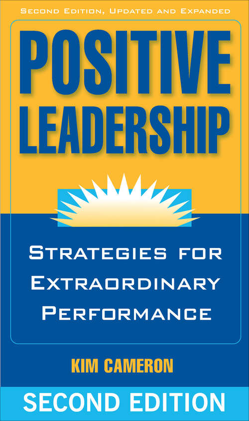 Book cover of Positive Leadership