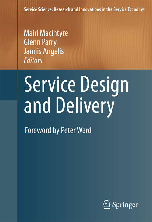 Book cover of Service Design and Delivery