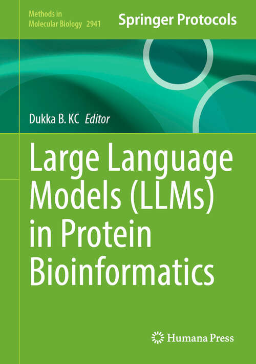 Book cover of Large Language Models (Methods in Molecular Biology #2941)