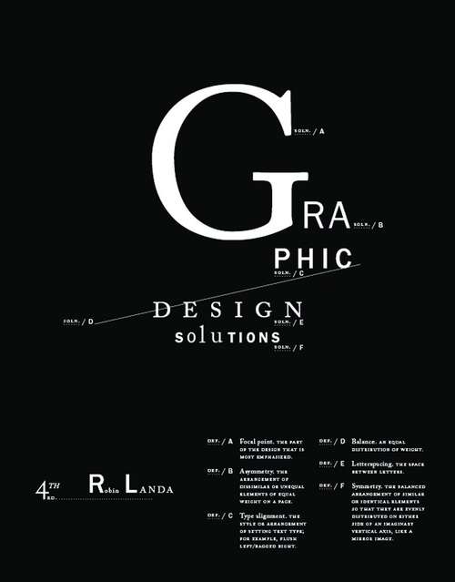 Book cover of Graphic Design Solutions