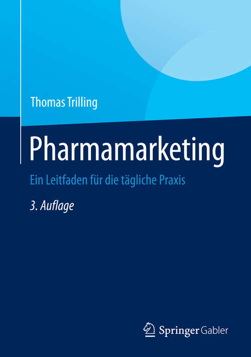 Book cover of Pharmamarketing