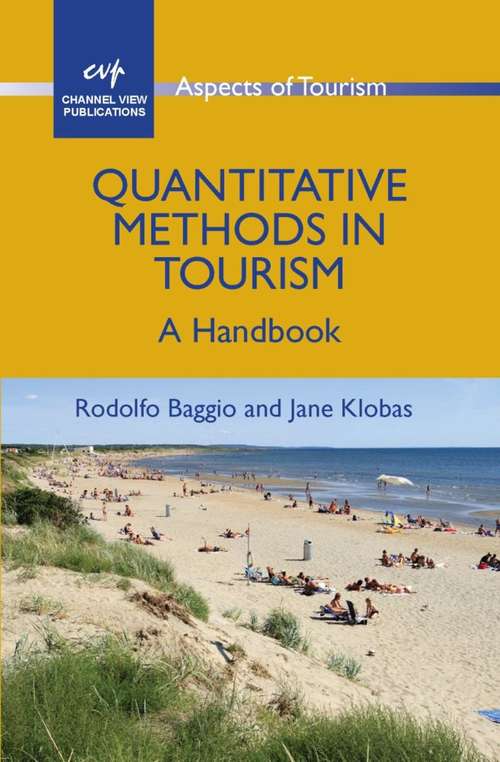 Book cover of Quantitative Methods in Tourism
