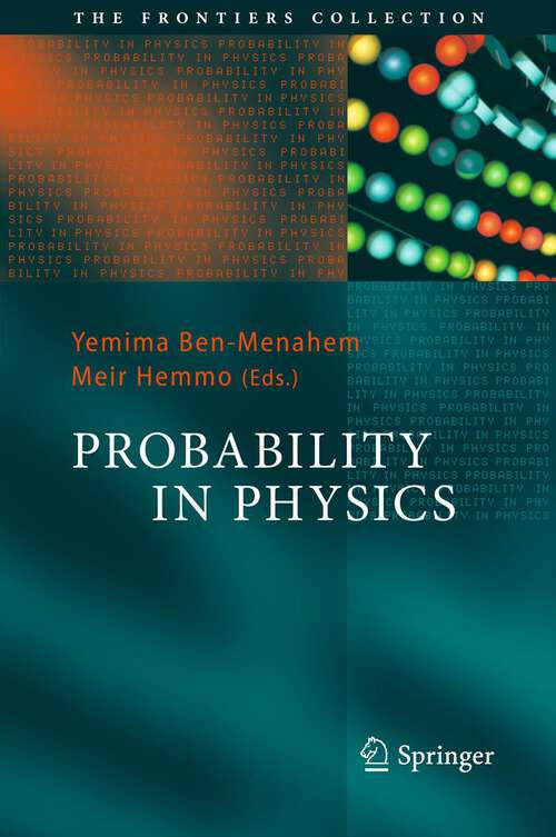Book cover of Probability in Physics