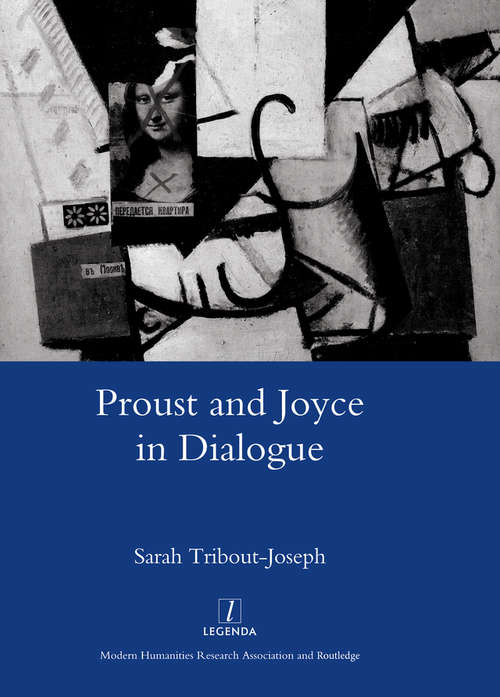 Book cover of Proust and Joyce in Dialogue