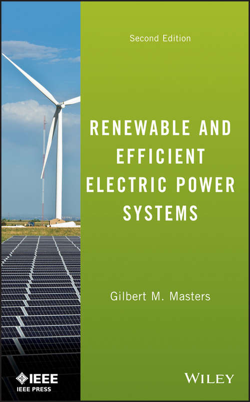 Book cover of Renewable and Efficient Electric Power Systems
