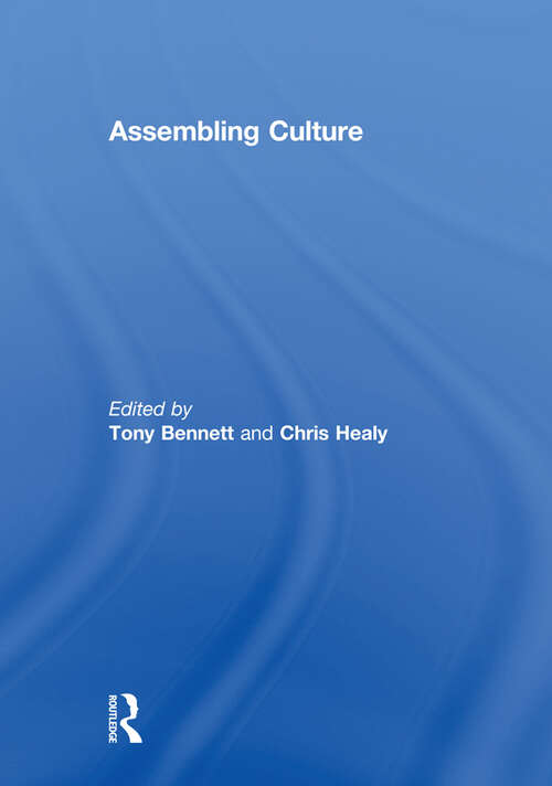 Book cover of Assembling Culture