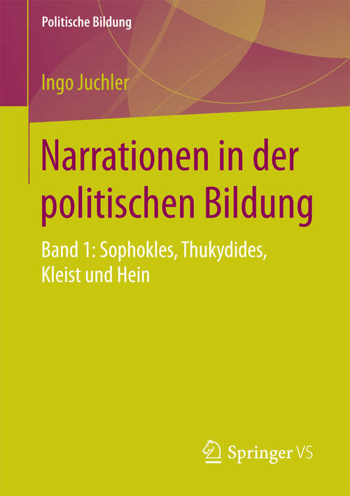 Book cover of Narrationen in der politischen Bildung