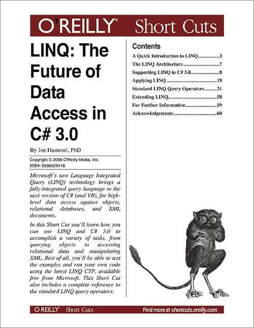 Book cover of LINQ: The Future of Data Access in C# 3.0