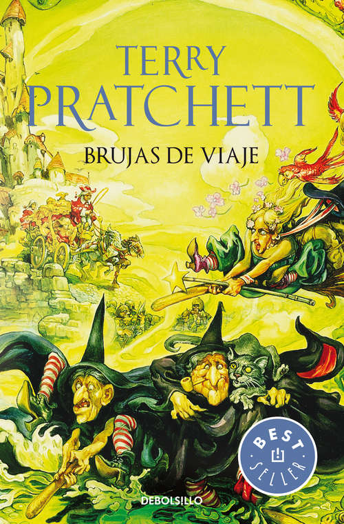 Book cover of Brujas de viaje (Mundodisco #12)