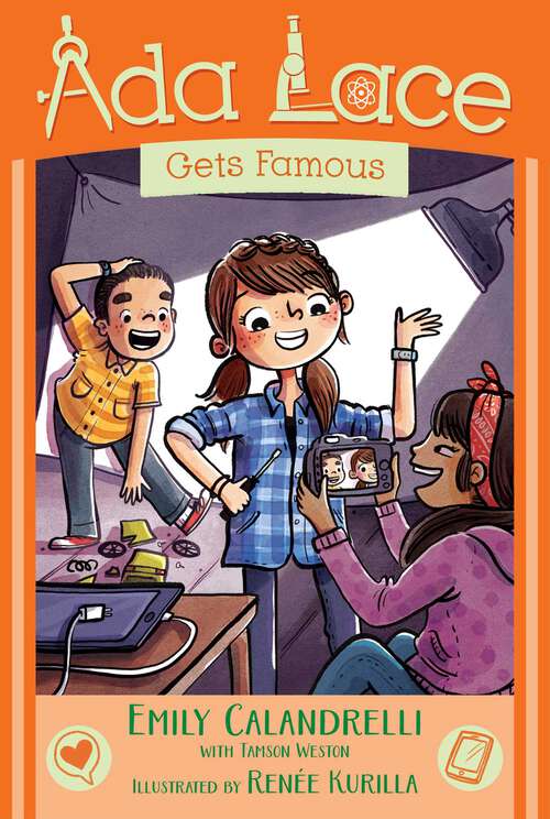 Book cover of Ada Lace Gets Famous (An Ada Lace Adventure #6)