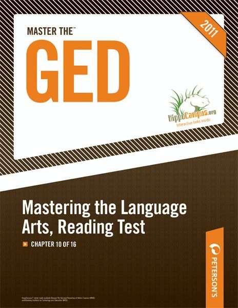 Book cover of Master the GED: Chapter 10 of 16