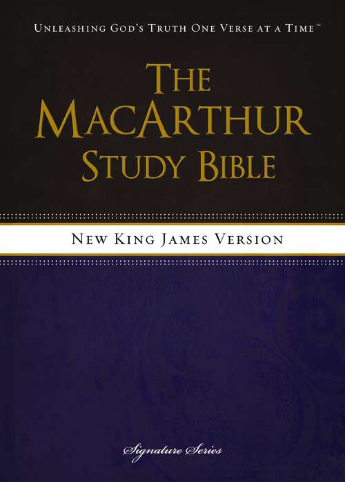 Book cover of NKJV, The MacArthur Study Bible, eBook: Revised and   Updated Edition