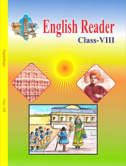 Book cover of English Reader class 8 - RBSE