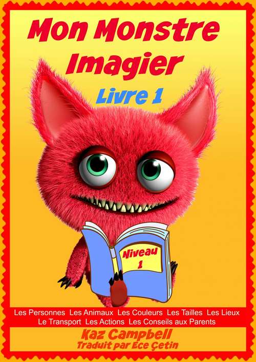 Book cover of Mon Monstre - Imagier - Niveau 1 Livre 1