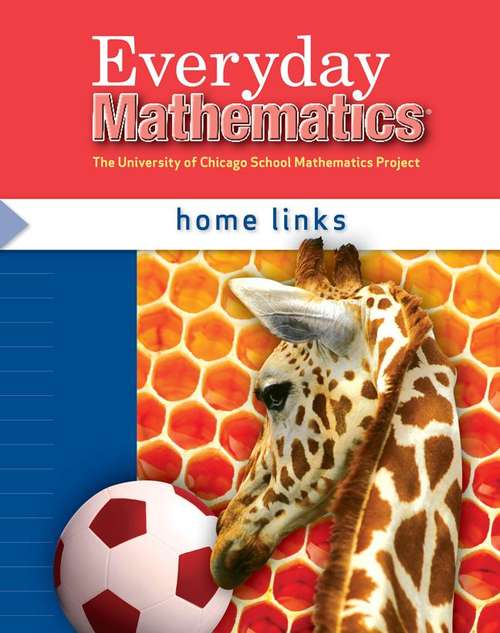 Book cover of Everyday Mathematics® Grade 1, Home Links