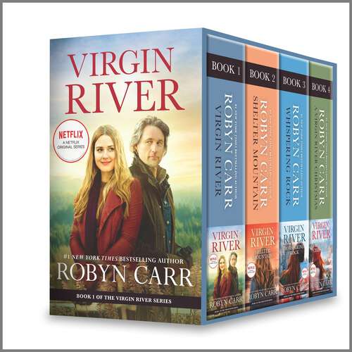 Book cover of Virgin River Collection Volume 1: Virgin River\Shelter Mountain\Whispering Rock\A Virgin River Christmas (Original) (A Virgin River Novel #1)
